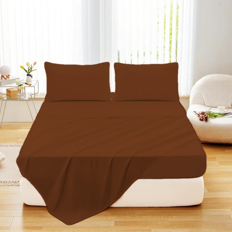 1pcs Bed Flat Sheet Double Bed Plain Solid Color Top Sheets Queen Size Flat Bedsheets Soft Home Bed Linen Sheets(No Pillowcase) 1pcs Bed Flat Sheet Double Bed Plain Solid Color Top Sheets Queen Size Flat Bedsheets Soft Home Bed Linen Sheets(No Pillowcase)
