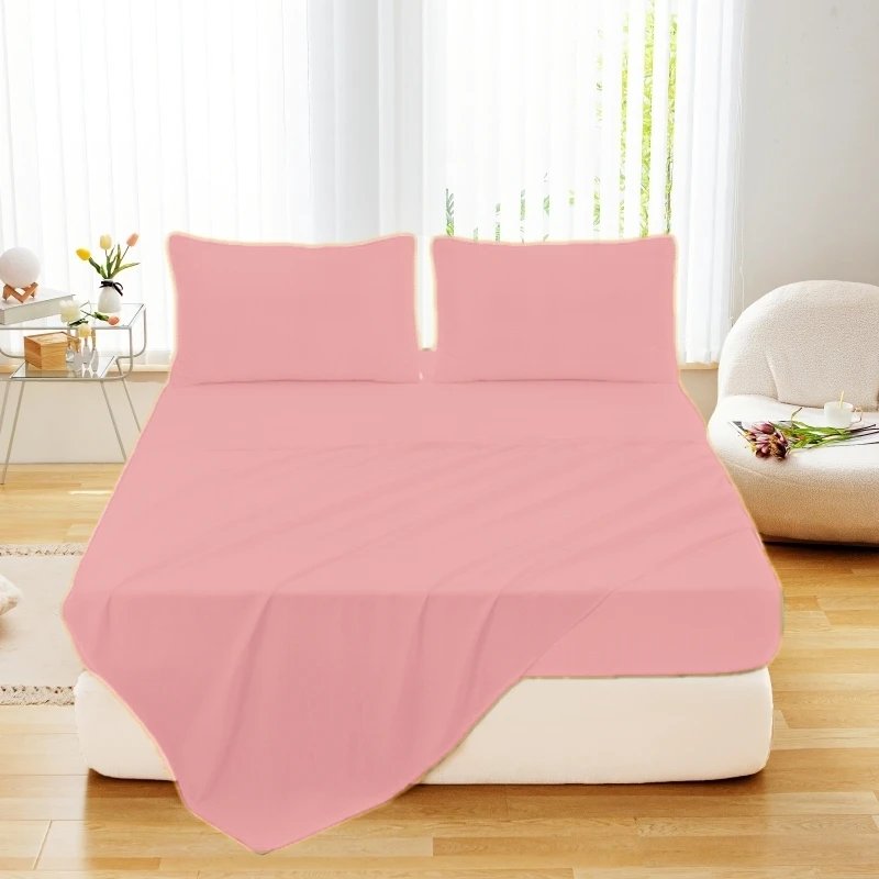 1pcs Bed Flat Sheet Double Bed Plain Solid Color Top Sheets Queen Size Flat Bedsheets Soft Home Bed Linen Sheets(No Pillowcase) 1pcs Bed Flat Sheet Double Bed Plain Solid Color Top Sheets Queen Size Flat Bedsheets Soft Home Bed Linen Sheets(No Pillowcase)