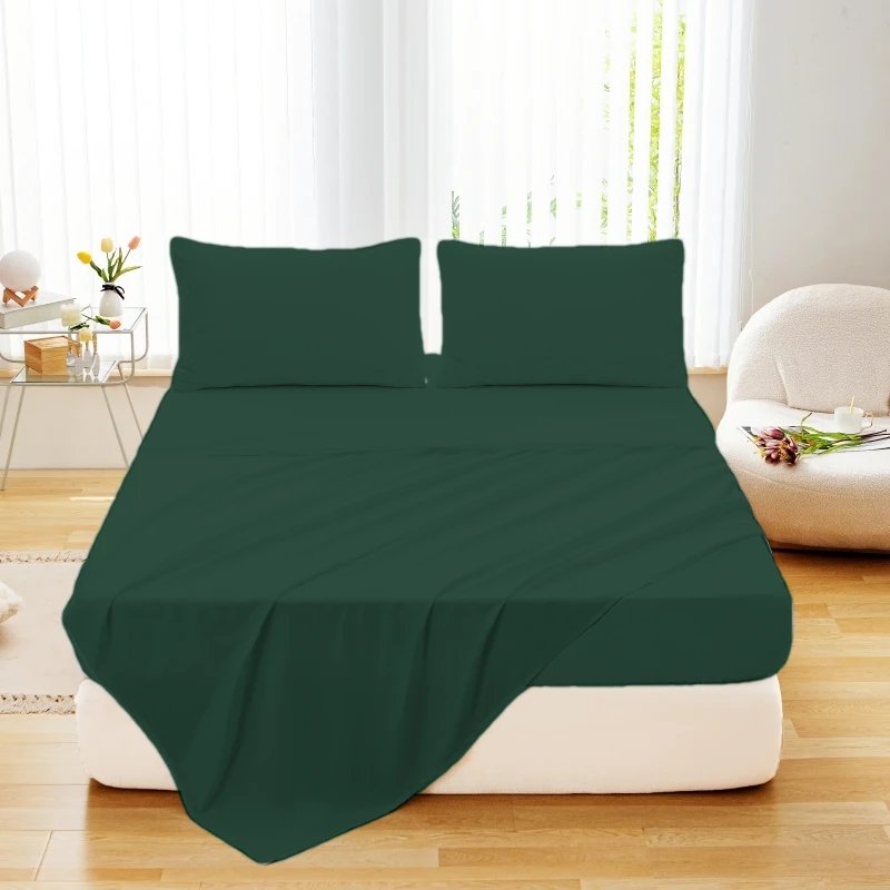 1pcs Bed Flat Sheet Double Bed Plain Solid Color Top Sheets Queen Size Flat Bedsheets Soft Home Bed Linen Sheets(No Pillowcase) 1pcs Bed Flat Sheet Double Bed Plain Solid Color Top Sheets Queen Size Flat Bedsheets Soft Home Bed Linen Sheets(No Pillowcase)
