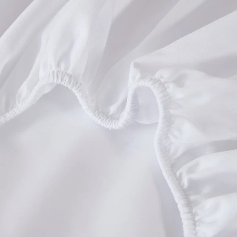 100% Waterproof Fitted Bed Sheet with Elastic Band Anti-slip Cover Mattress Protector for Single Double King Queen160 180 200 100% Waterproof Fitted Bed Sheet with Elastic Band Anti-slip Cover Mattress Protector for Single Double King Queen160 180 200