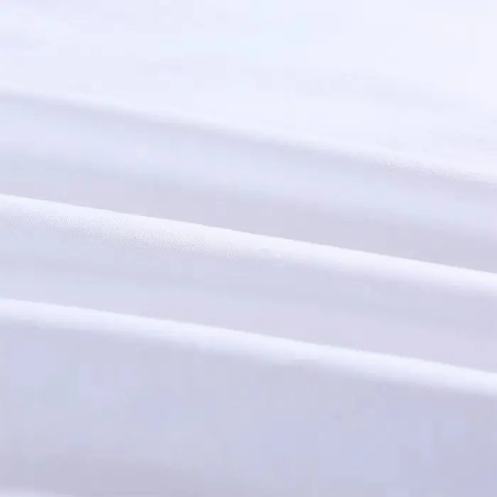 One-piece bed sheets (pillowcases not included) washed cotton pure white hotel bed sheets B&B single and double home use