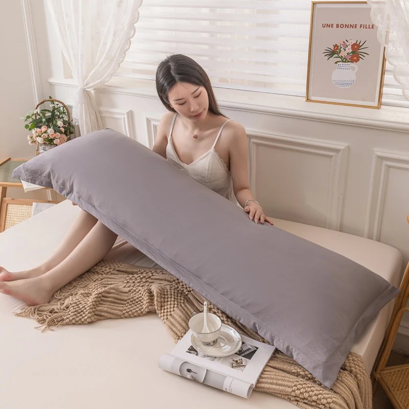 One Piece Double Long Pillowcase Home Couple Pillowcase Extended Pillowcase (Excluding Core)