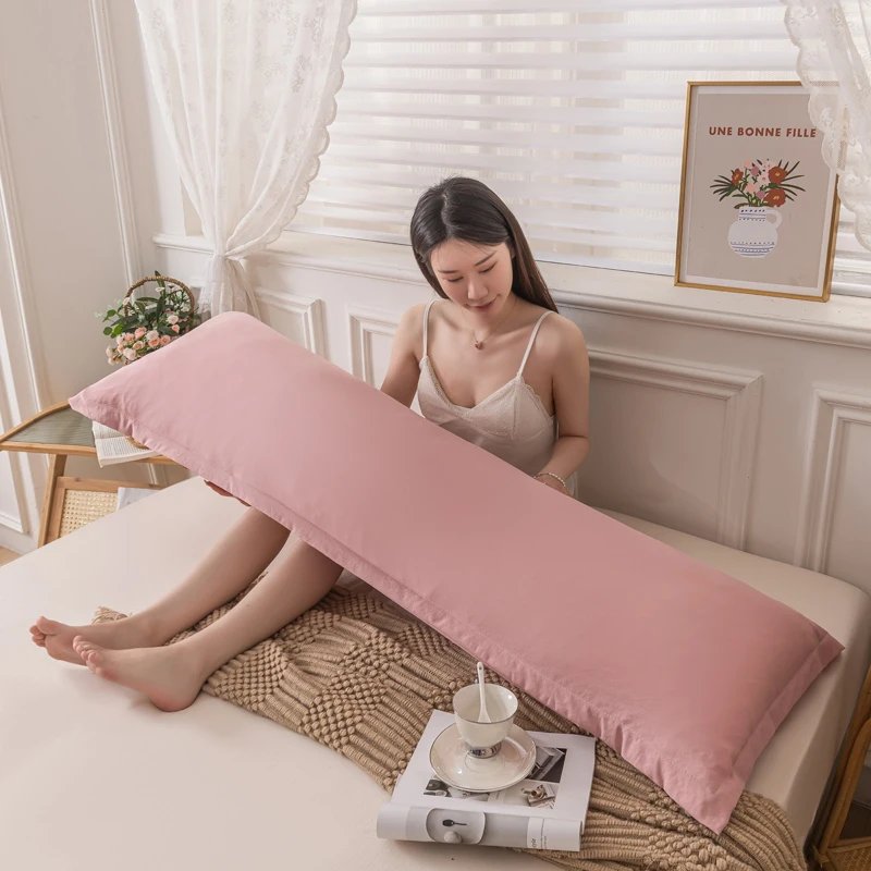 One Piece Double Long Pillowcase Home Couple Pillowcase Extended Pillowcase (Excluding Core)