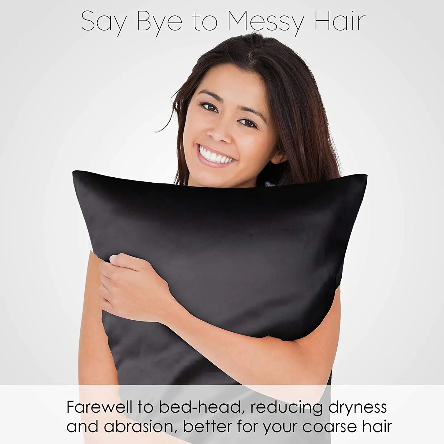 1PC Pillowcase Silk Pillow Cover Silky Satin Hair Beauty Pillow case Comfortable Pillow Case Home Decor wholeStandard/Queen 1PC