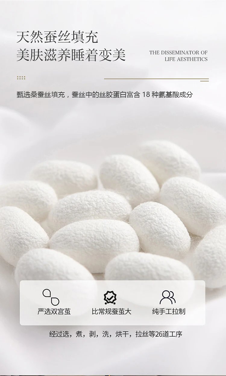 100% Mulberry silk with warm  thickened quilt core 5kg winter comforter cotton cover spring autumn home quilt luxury blanket