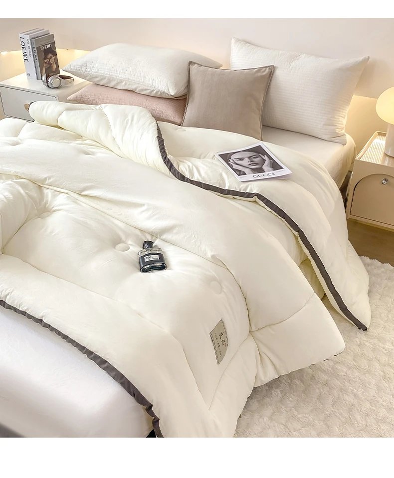 Soybean fiber cotton quilt with winter quilt core, new winter spring and autumn, all season universal, thickened and warm