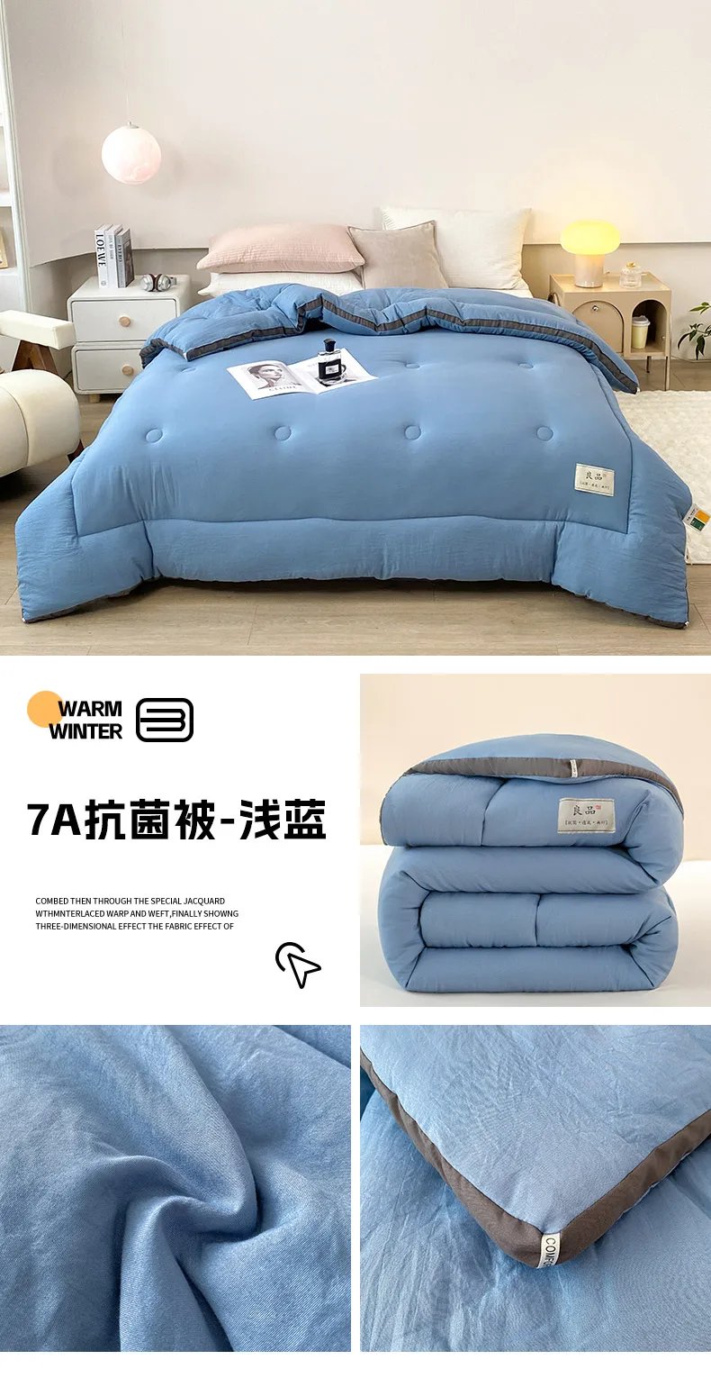 Soybean fiber cotton quilt with winter quilt core, new winter spring and autumn, all season universal, thickened and warm