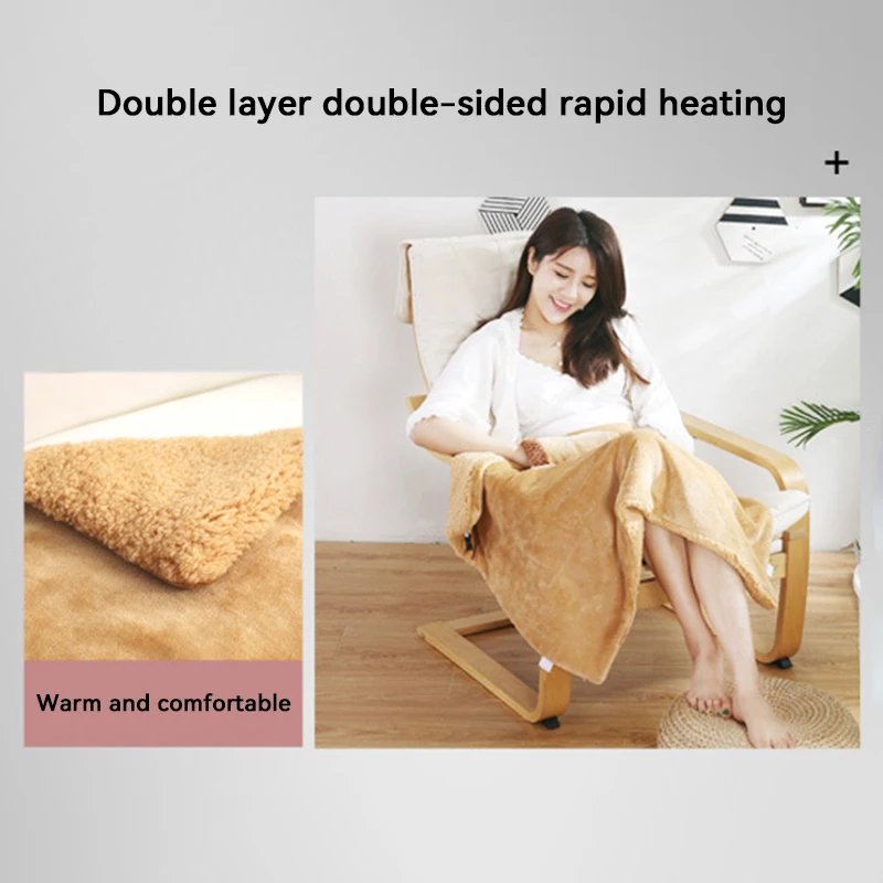 Xiaomi Electric Blanket 5V Safety Low Voltage USB Rechargeable Electric Blanket Nap Heating Blanket Home Office Sleeping