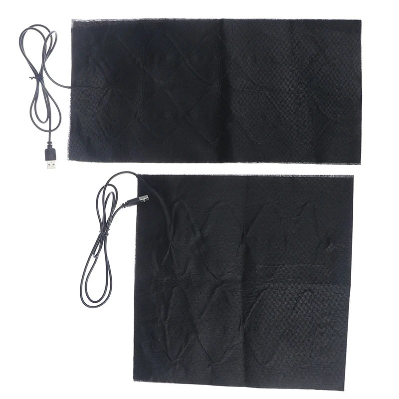 1/2pcs Carbon Fiber Heating Pad Hand Warmer USB Heating Film Electric Winter Infrared Fever Heat Mat