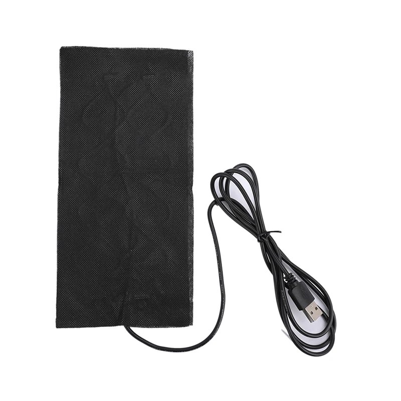 1/2pcs Carbon Fiber Heating Pad Hand Warmer USB Heating Film Electric Winter Infrared Fever Heat Mat