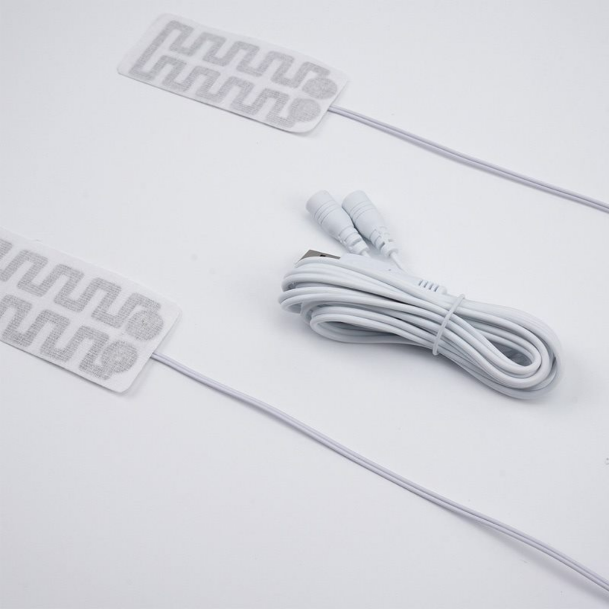 1 Pair Electric USB Gloves Heater Carbon Fiber Cloth Heated Gloves Pad