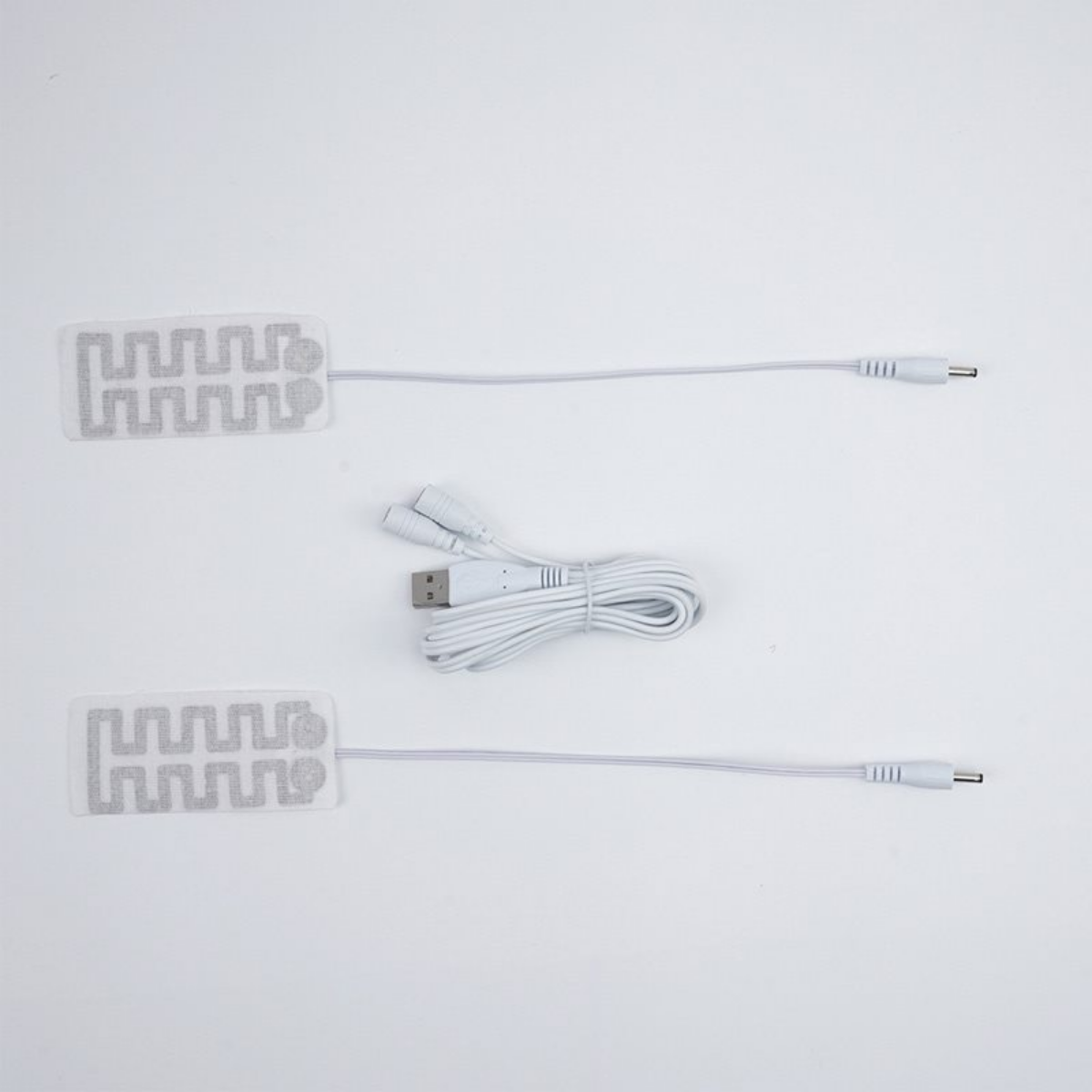 1 Pair Electric USB Gloves Heater Carbon Fiber Cloth Heated Gloves Pad