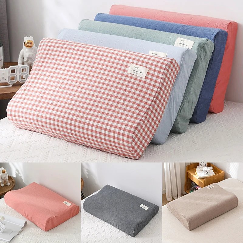 30x50cm Cotton Latex Pillowcase For Home Bedroom Sleeping Washable Memory Pillow Cover 베개커버
