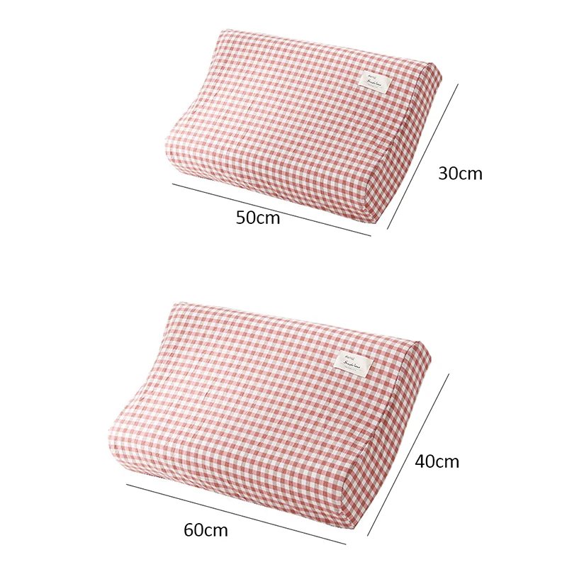 30x50cm Cotton Latex Pillowcase For Home Bedroom Sleeping Washable Memory Pillow Cover 베개커버