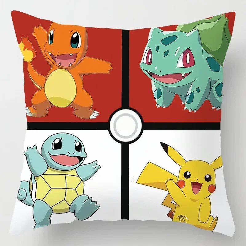 Pokemon Anime Cushion Cover 45x45cm Pikachu Decor Sofa Pillow Cover Charmander Psyduck Anime Figure Cartoon Pillowcase Pokemon Anime Cushion Cover 45x45cm Pikachu Decor Sofa Pillow Cover Charmander Psyduck Anime Figure Cartoon Pillowcase