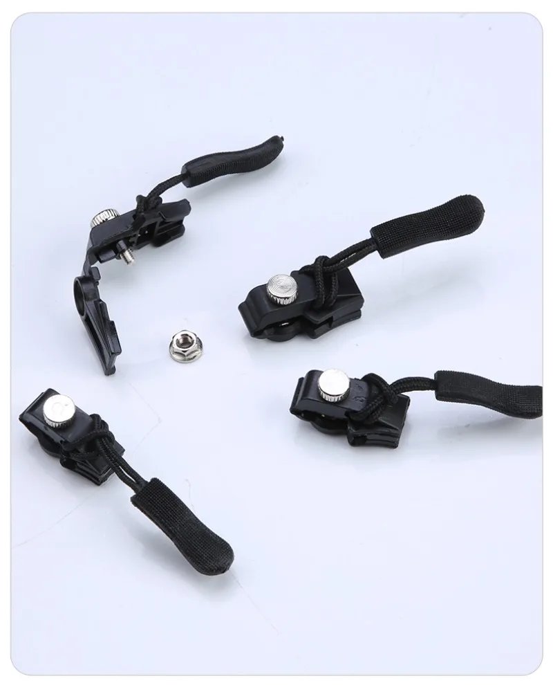 5PCS//20PCS Universal Zipper Repair Kit Quick Instant Detachable Zipper Head for Jacket Bags Coat Replacement Zipper Slider Pull