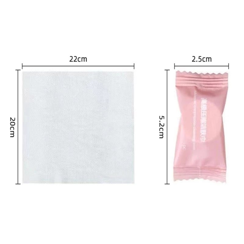 20/50PCS Mini Compressed Towel Disposable Capsules Towels Magic Face Care Tablet Outdoor Travel Cloth Wipes Paper Tissue