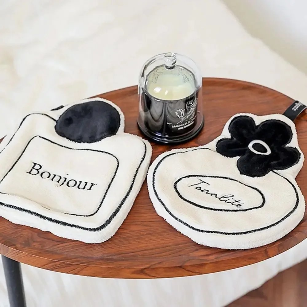 NEW Double-thickness Hand Towel Home Convenient Hanging Quick-drying Absorbent Hand Towel Kitchen and Bathroom Foot Mat