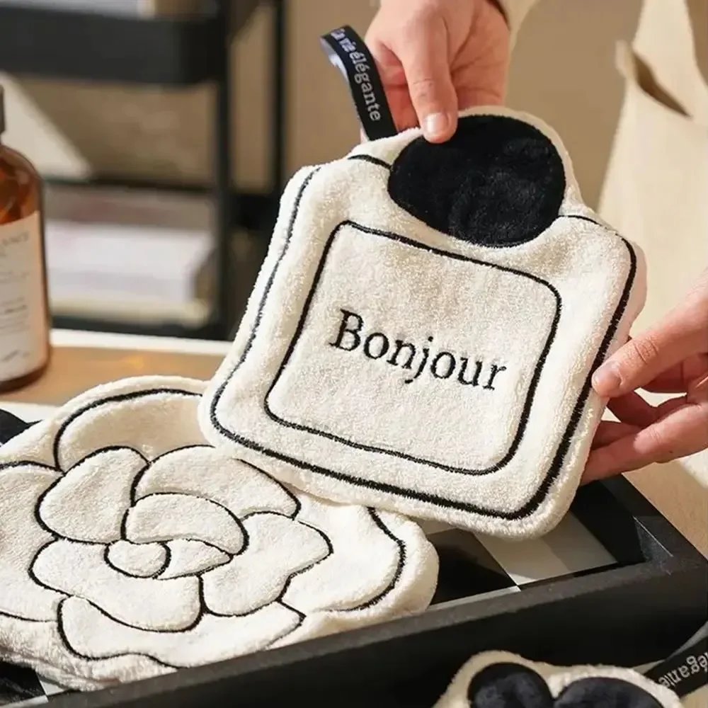 NEW Double-thickness Hand Towel Home Convenient Hanging Quick-drying Absorbent Hand Towel Kitchen and Bathroom Foot Mat