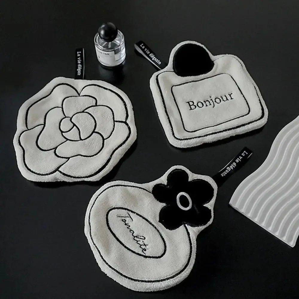 NEW Double-thickness Hand Towel Home Convenient Hanging Quick-drying Absorbent Hand Towel Kitchen and Bathroom Foot Mat