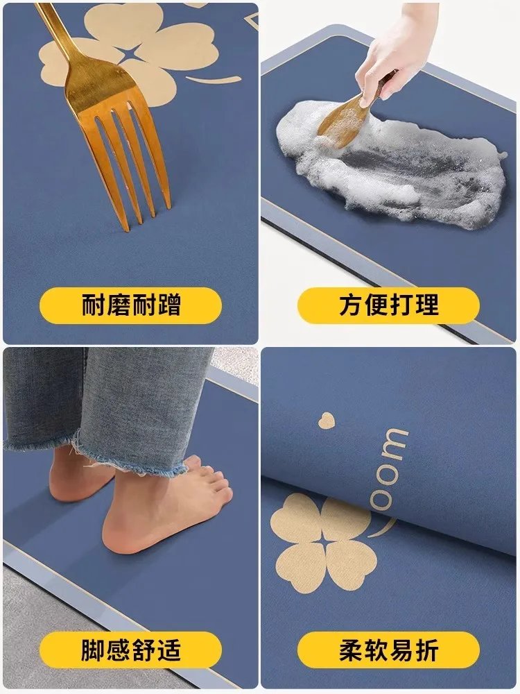 Diatomaceous Earth Bath Mat Bathroom Rug Absorbent Non-slip Floor Foot Mats Quick Dry Shower Carpet Toilet Pad Doormat Washable Diatomaceous Earth Bath Mat Bathroom Rug Absorbent Non-slip Floor Foot Mats Quick Dry Shower Carpet Toilet Pad Doormat Washable