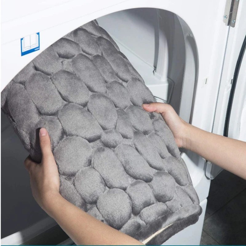 Cobblestone Embossed Bathroom Bath Mat Non-slip Carpets In Wash Basin Bathtub Side Shower Room Floor Rug Doormat Memory Foam Pad Cobblestone Embossed Bathroom Bath Mat Non-slip Carpets In Wash Basin Bathtub Side Shower Room Floor Rug Doormat Memory Foam Pad