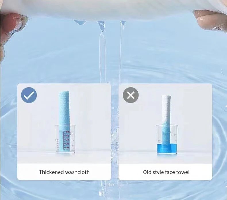 Extra Thick Disposable Facial Towels - Gentle and Absorbent Cotton Makeup Remover Wipes