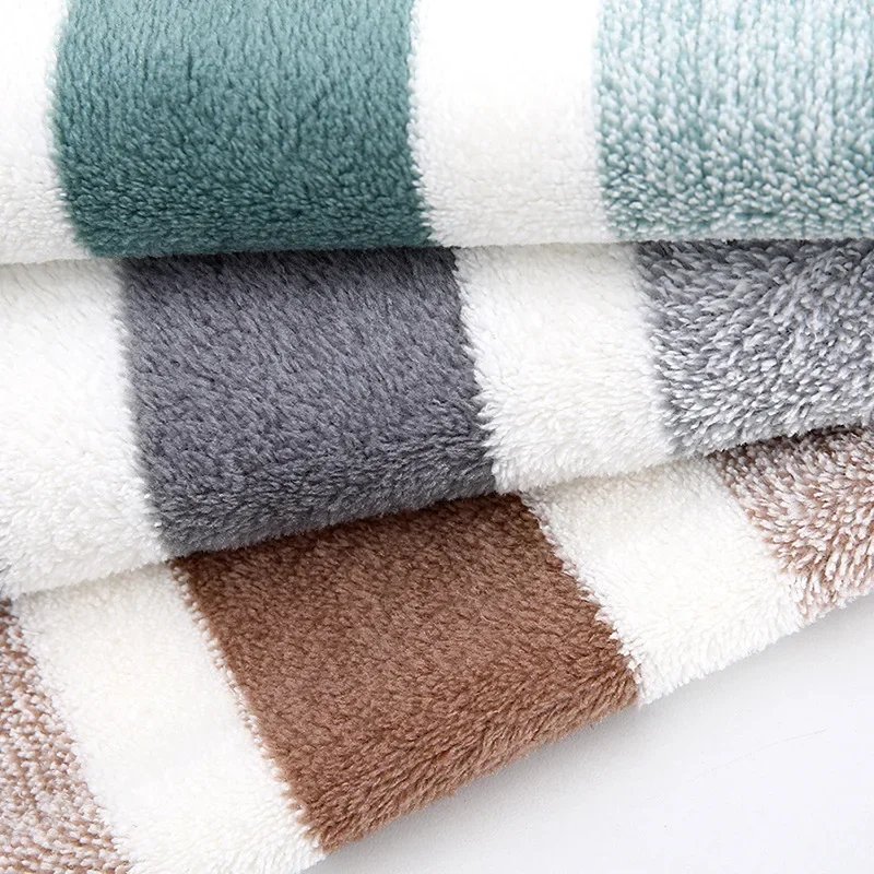 Coral velvet wide strip towel bath towel for home adult thickened towel absorbent soft face towel bath towel