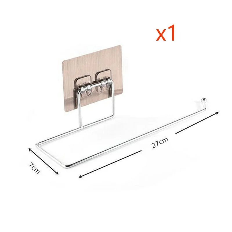 Punch Free Kitchen Bathroom Toilet Pape Storage Rack Roll Paper Rack Towel Holder Rack Stand Toilet Paper Stand Rack for Kitchen