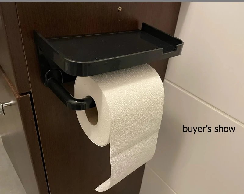 Toilet Paper Holder  Storage Rack Kitchen Towel Placement of seasoning bottles Bathroom Wall Roll of Paper Phone Storage