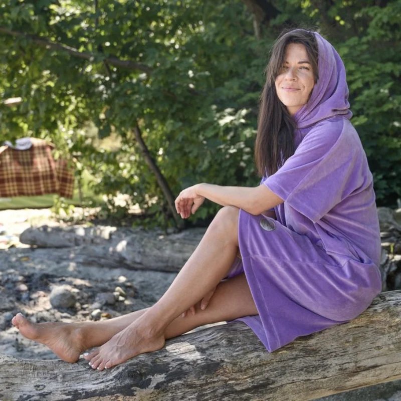 Quick dry Solid microfiber Changing Robe Surf Poncho Hooded Beach Towel Hooded Poncho Towel For Adults men and women