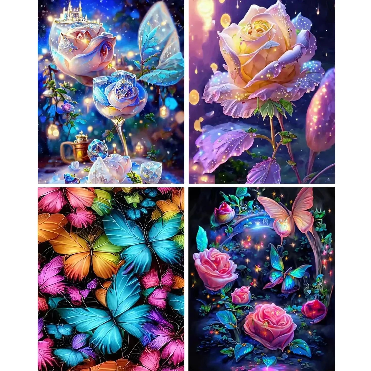 Paint by Numbers Kit for Adults Beginner on Canvas, Painting Kits for Adults, DIY Hobbies for Women, Frameelss