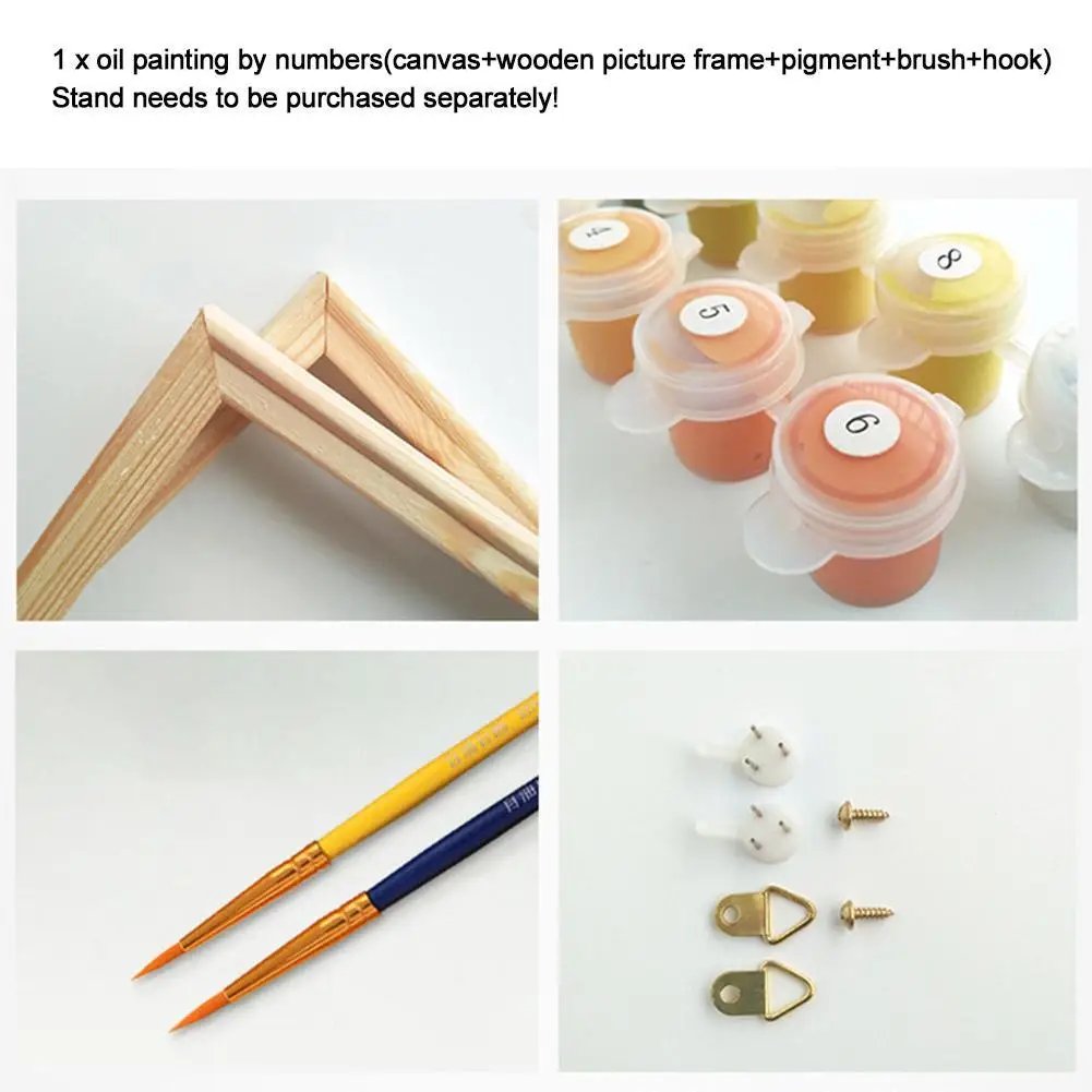 Frame Painting By Numbers Kits Abstract Sunset Landscape Modern Drawing Coloring By Numbers Acrylic Paint For Home Decor