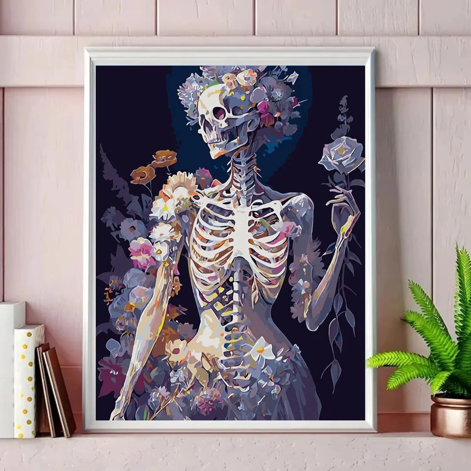 Paint by Numbers Kit for Adults Beginner on Canvas, Painting Kits for Adults, DIY Hobbies for Women, Frameelss