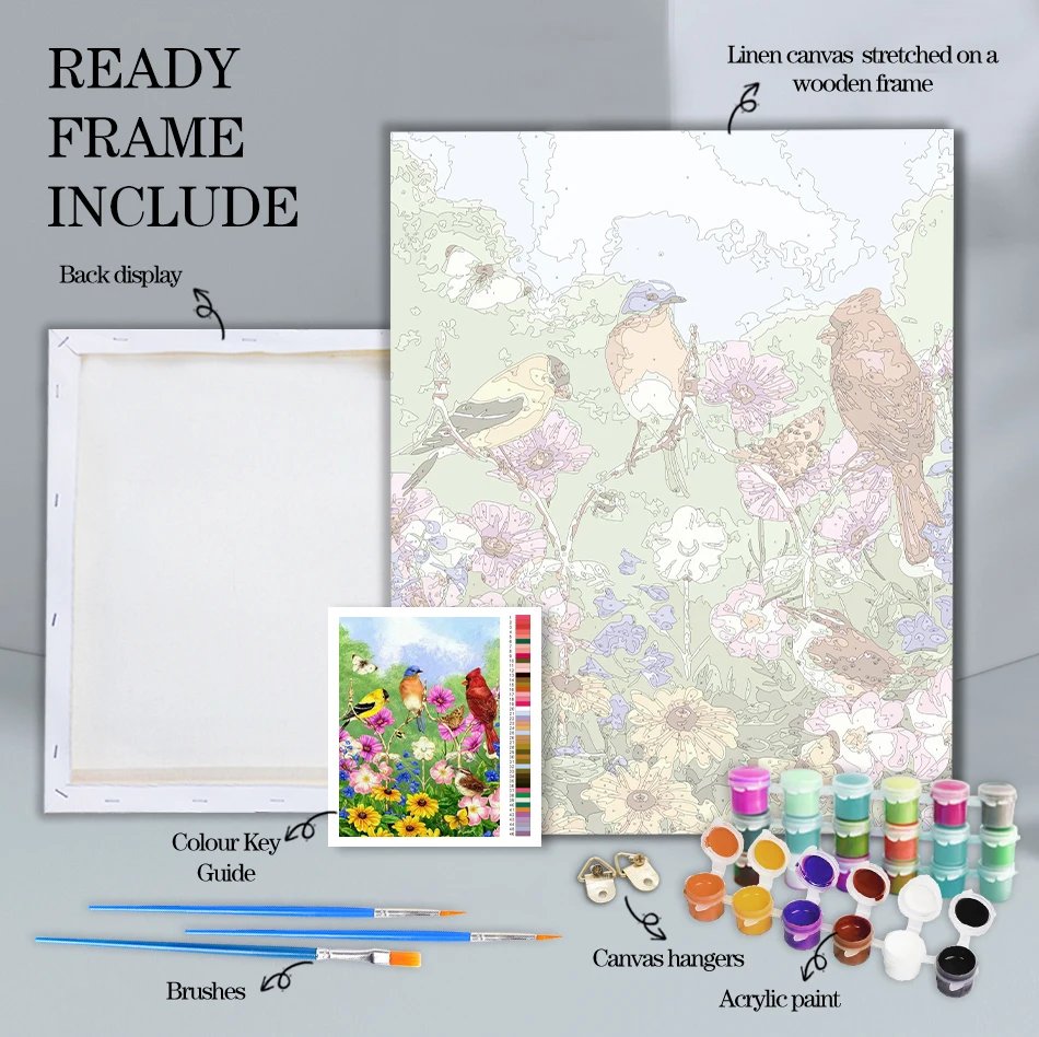 Paint by Numbers Kit for Adults，children，Beginner to Advanced NumberOil Paintin ，Home Decor ，DIY Art Scenery Oil Paintin 40X50CM