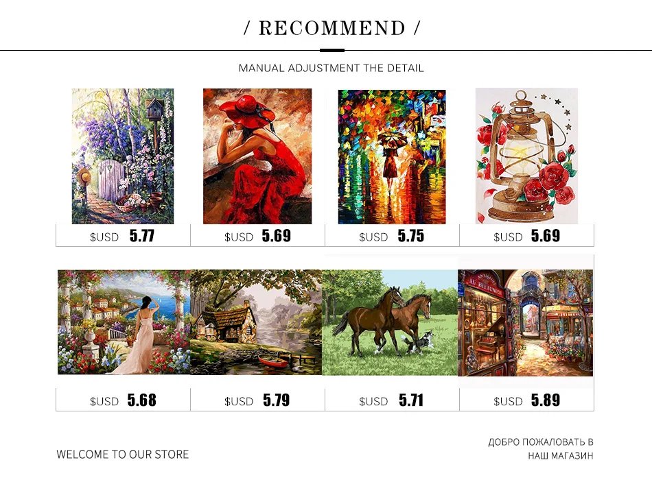 Paint by Numbers Kit for Adults，children，Beginner to Advanced NumberOil Paintin ，Home Decor ，DIY Art Scenery Oil Paintin 40X50CM