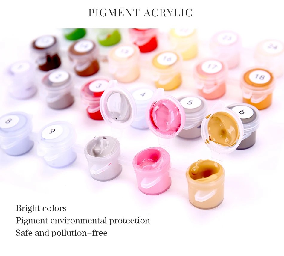 Paint by Numbers Kit for Adults，children，Beginner to Advanced NumberOil Paintin ，Home Decor ，DIY Art Scenery Oil Paintin 40X50CM