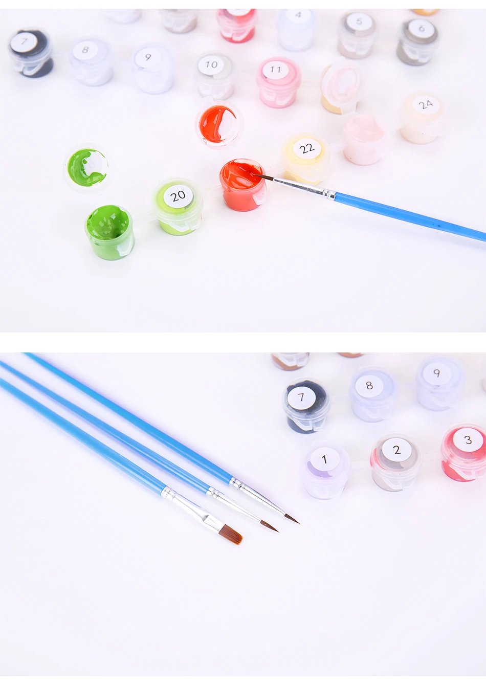 1pc Paint by Numbers Kit for Adults Beginner on Canvas, Painting Kits for Adults, DIY Hobbies for Women, Frameelss