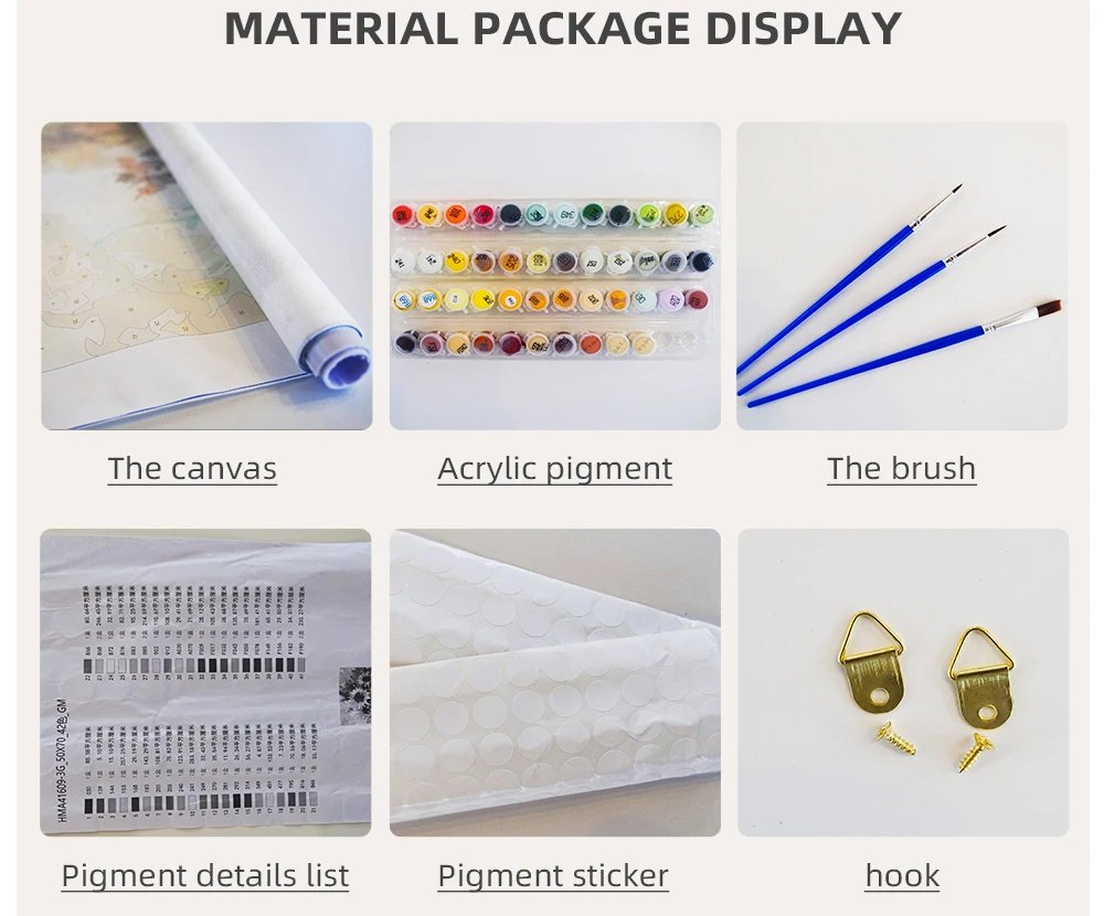 Diy Painting By Numbers For Adults Kits On Canvas Winter Snow Landscape Picture Handmade Acrylic Paint Kits Coloring By Number