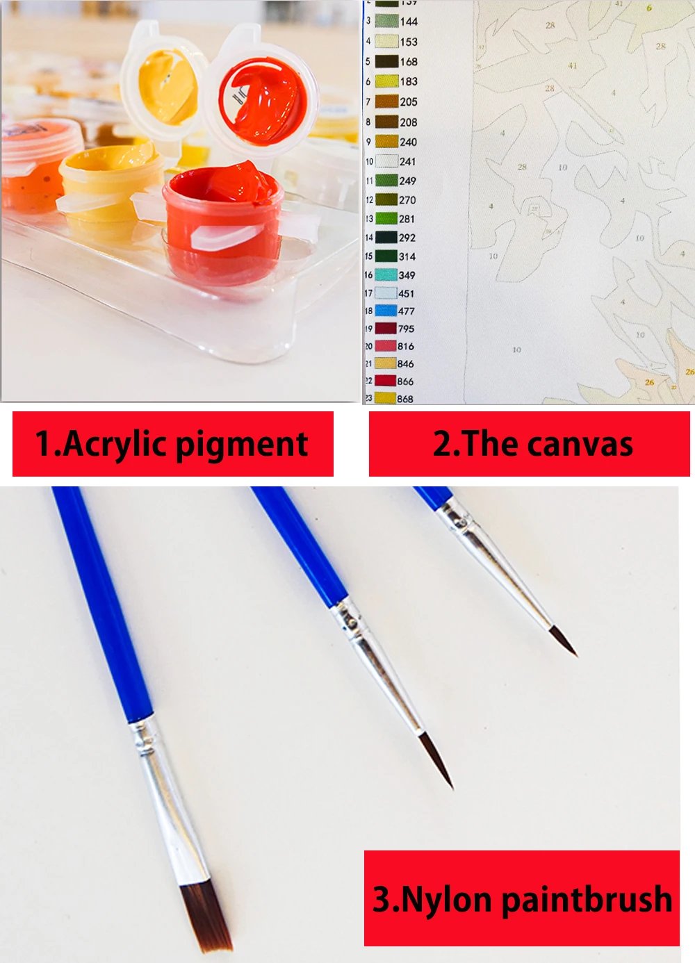 Diy Painting By Numbers For Adults Kits On Canvas Winter Snow Landscape Picture Handmade Acrylic Paint Kits Coloring By Number