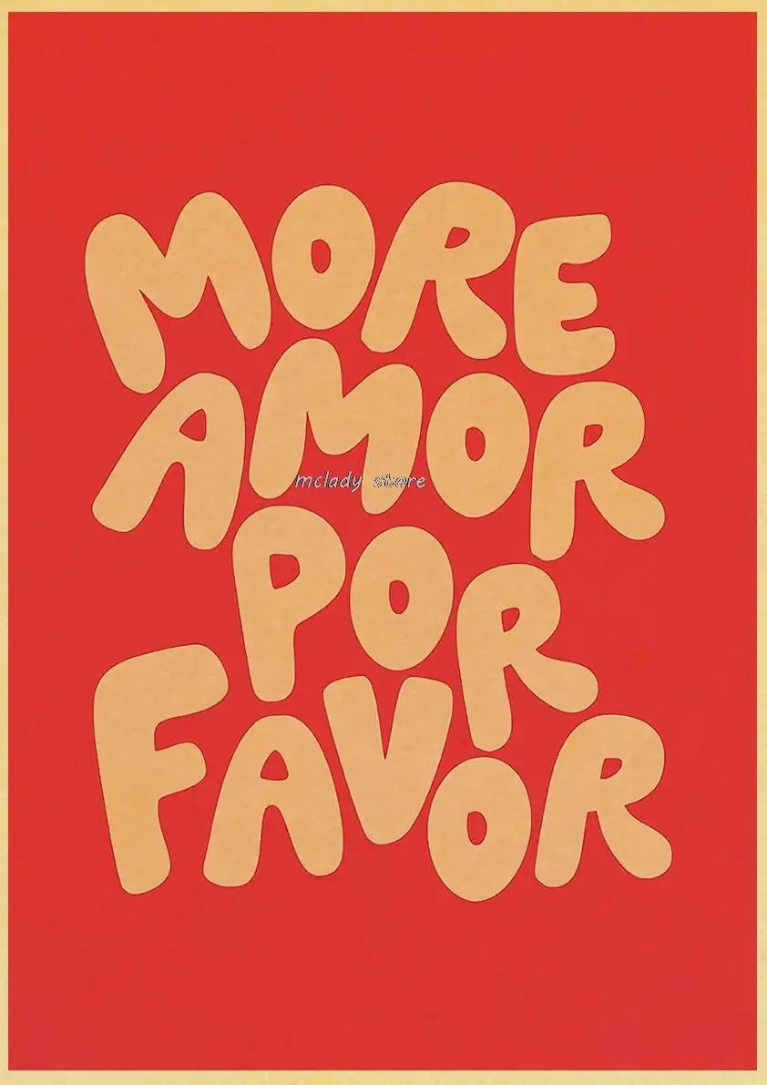 Pink Love Quote Poster American Retro Kraft Paper Poster Creative Canvas Painting Room Wall Cafe Decoration Poster Pink Love Quote Poster American Retro Kraft Paper Poster Creative Canvas Painting Room Wall Cafe Decoration Poster