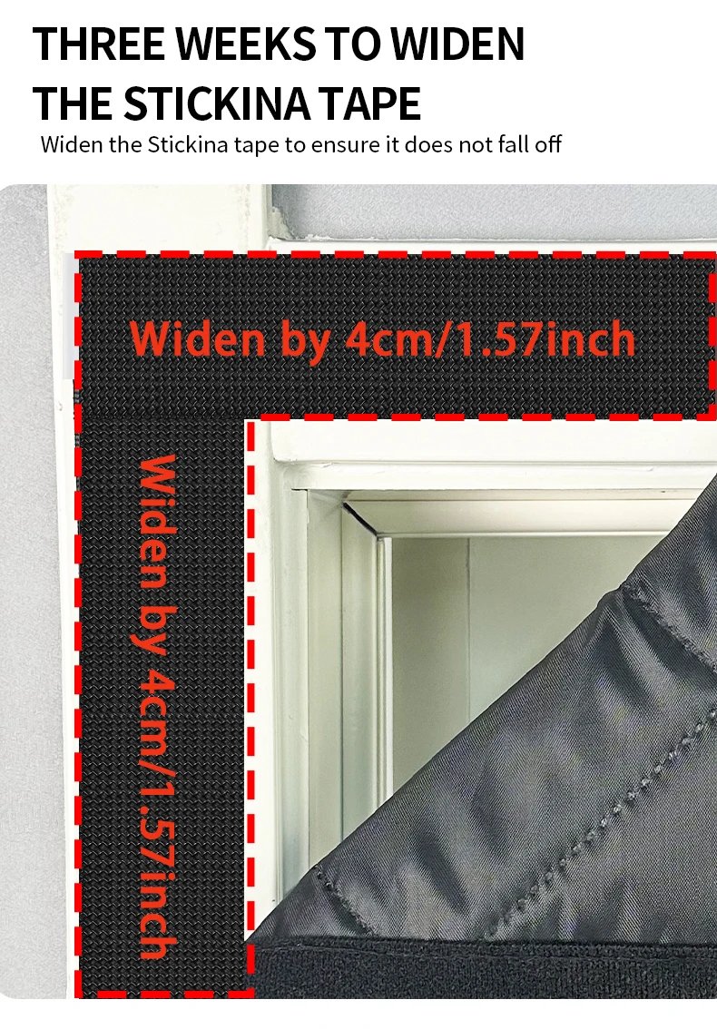 Winter Windproof Door Curtain for Doorways Thermal Insulation Thick Self Absorbing Anti Cold Air Cotton Front Curtain Bedroom