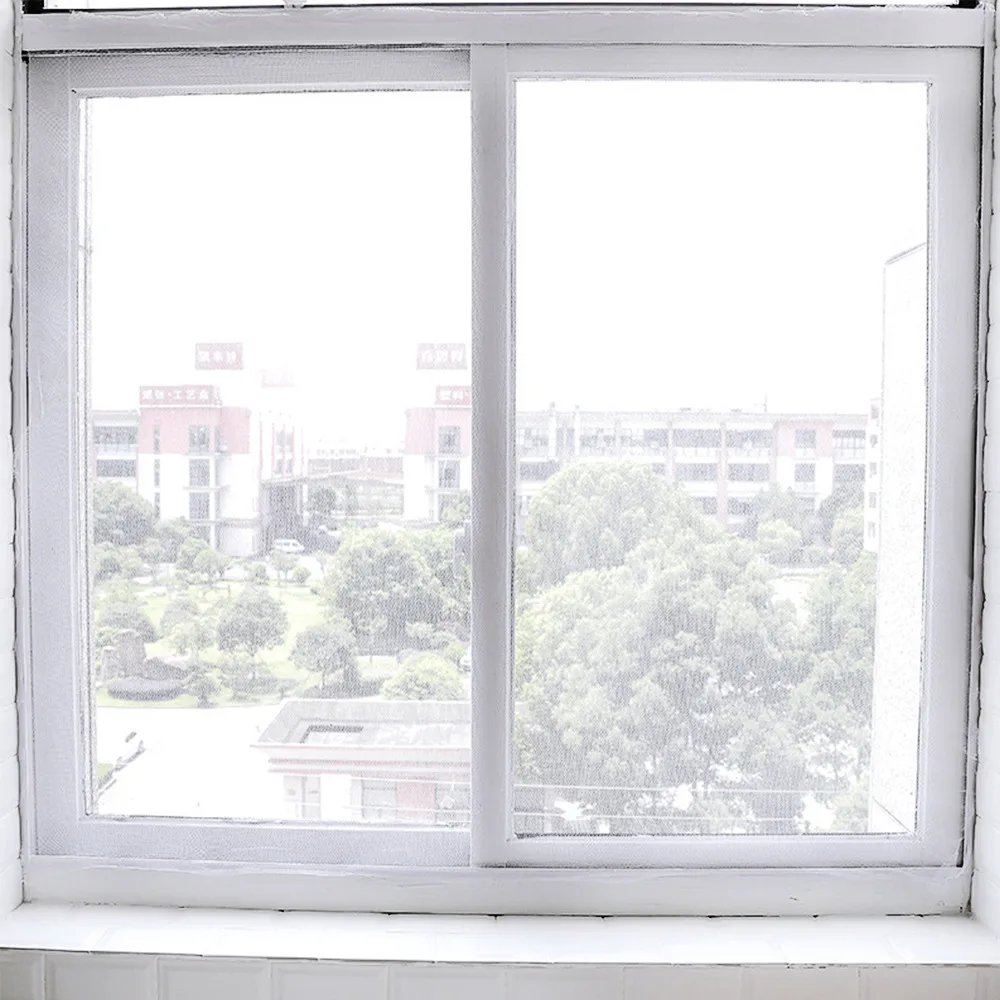 Bedroom Window Mosquito Nets Insect Fly Screen Curtain Indoor Anti Mosquito Fly Bug Mesh Mosquito Nets Insect Screen Repair Tape