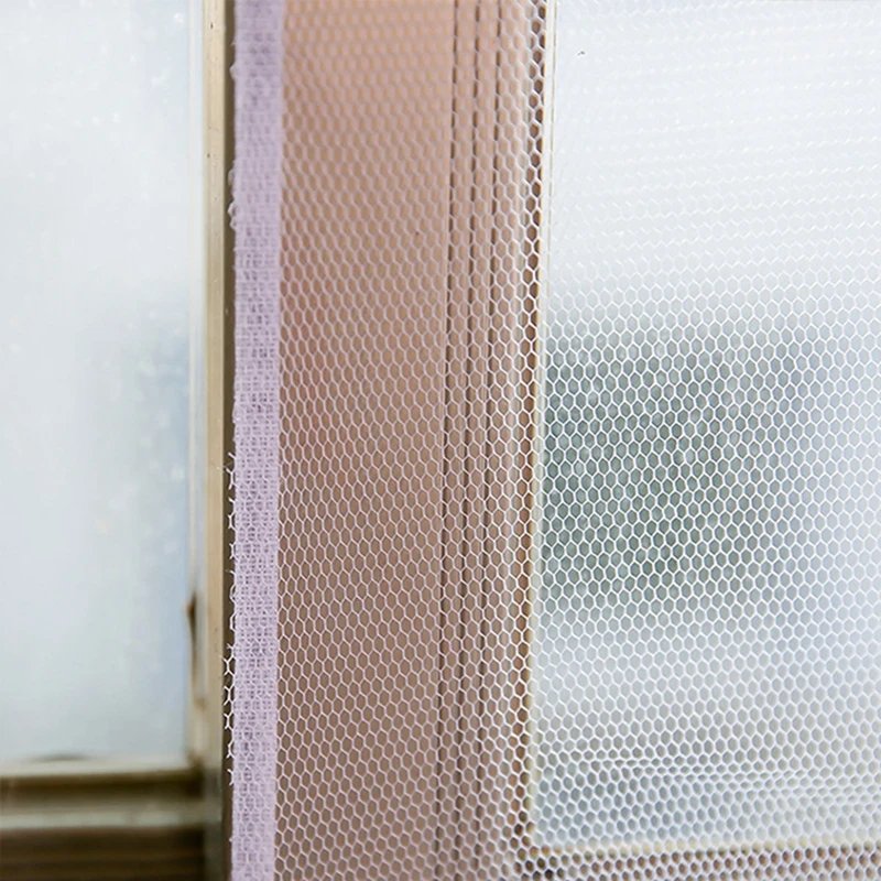 Summer Bedroom Window Mosquito Nets Insect Fly Screen Curtain DIY Self-Adhesive Indoor Anti Mosquito Fly Bug Nylon Mesh