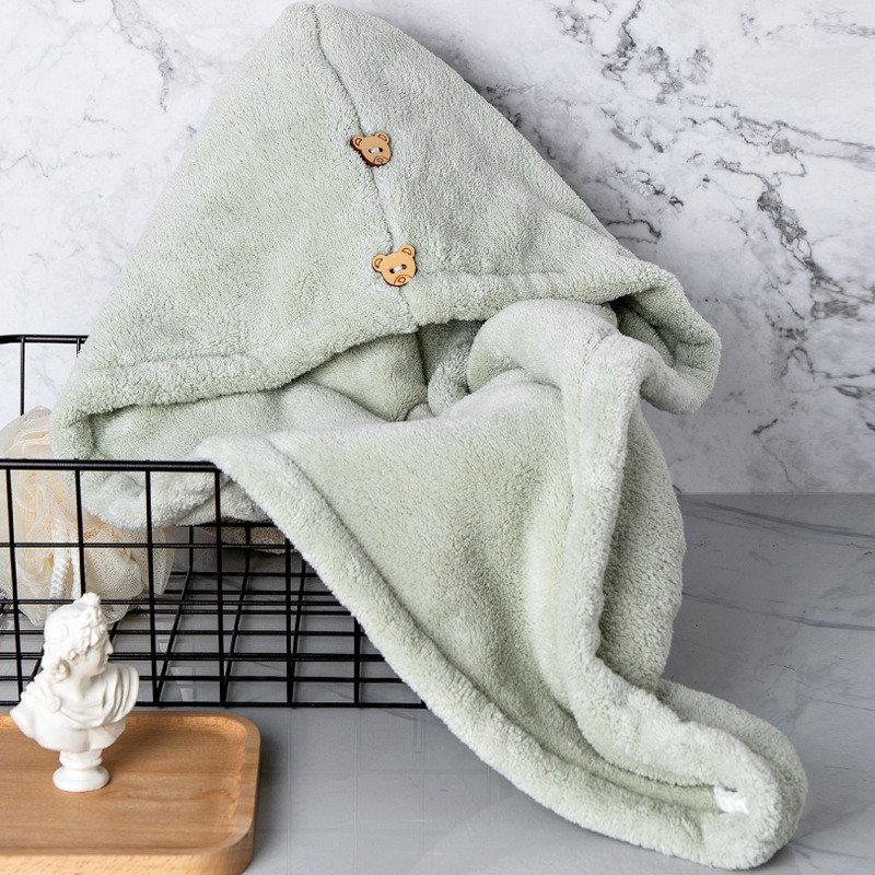 Quick Dry Hair Quick Drying Microfiber Towels Bathroom Bathroom Accessories Nursing Cap With Buckle Sauna Spa Towel Bath