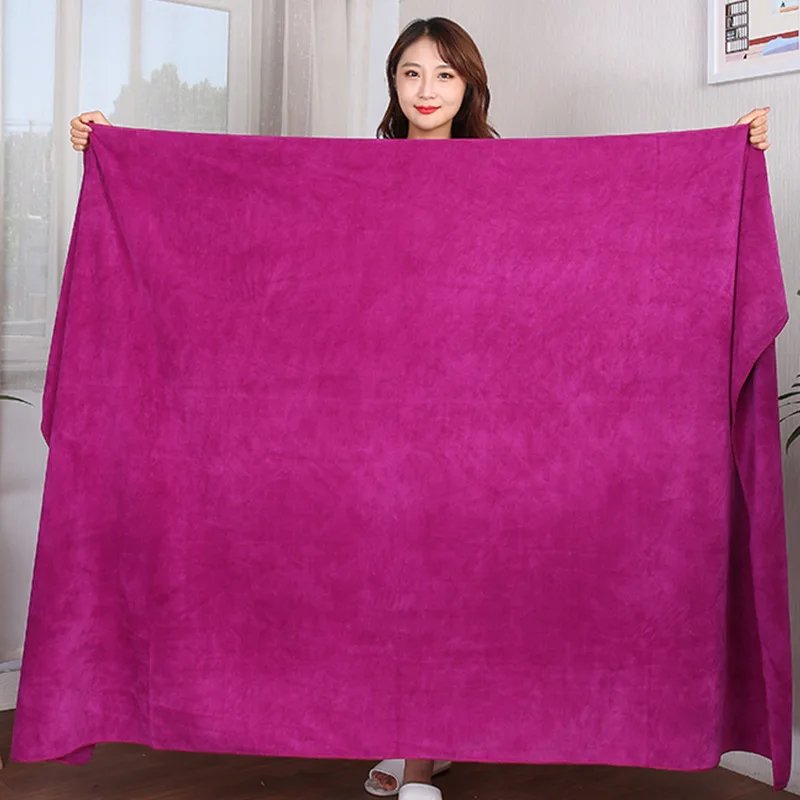 thick Beauty Salon Bath Towel and Face Towel Massage Quick-Dry Special Large Towel Thick Microfiber Absorbent Soft Steaming Tow