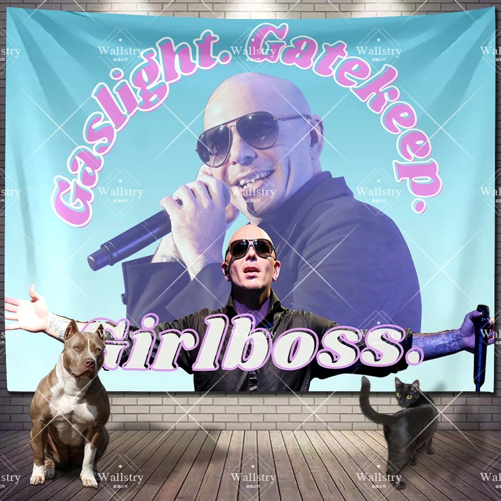 Mr 305 Pitbull Worldwide Hippie Tapestry Fabric Macrame Wall Hanging Beach Room Decor Cloth Carpet Yoga Mats Sheet Sofa Blanket