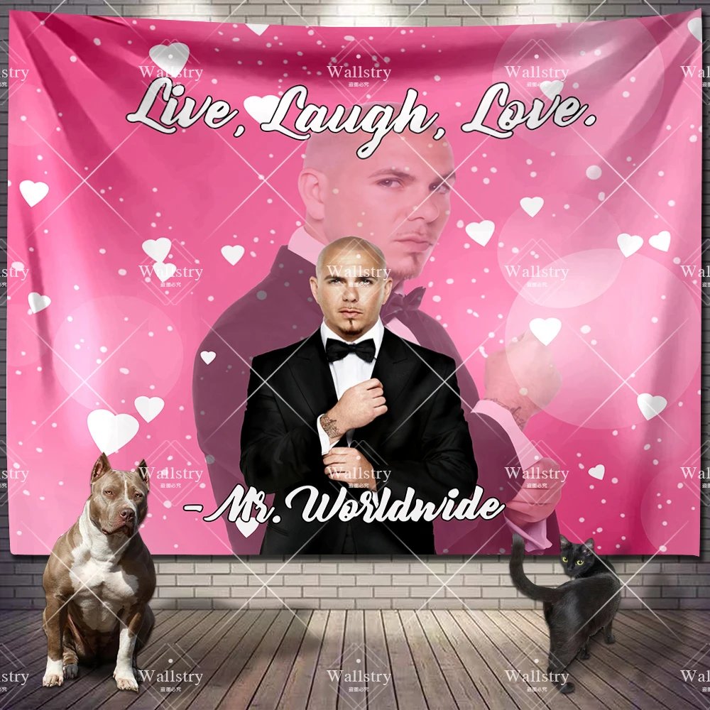 Mr 305 Pitbull Worldwide Hippie Tapestry Fabric Macrame Wall Hanging Beach Room Decor Cloth Carpet Yoga Mats Sheet Sofa Blanket