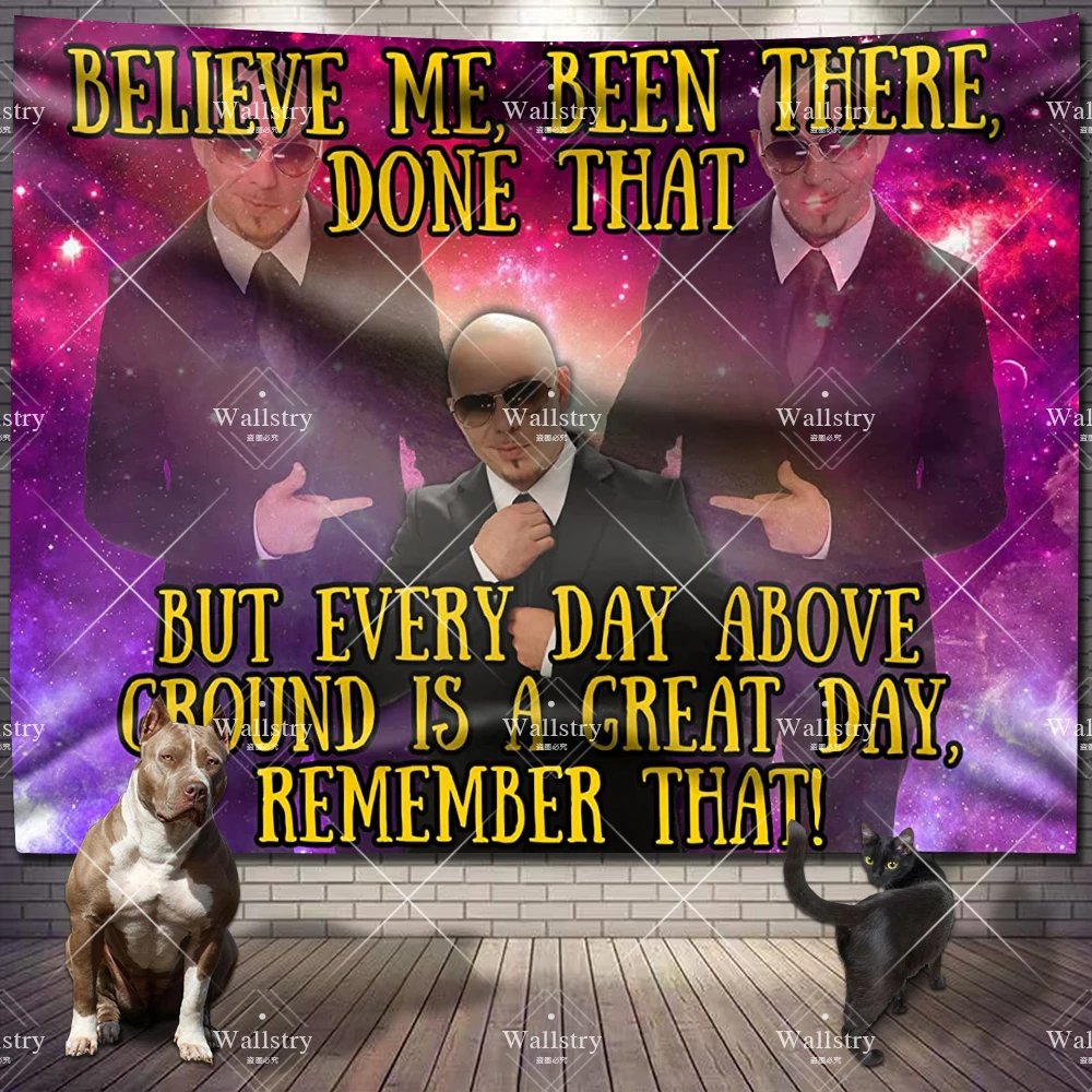 Mr 305 Pitbull Worldwide Hippie Tapestry Fabric Macrame Wall Hanging Beach Room Decor Cloth Carpet Yoga Mats Sheet Sofa Blanket