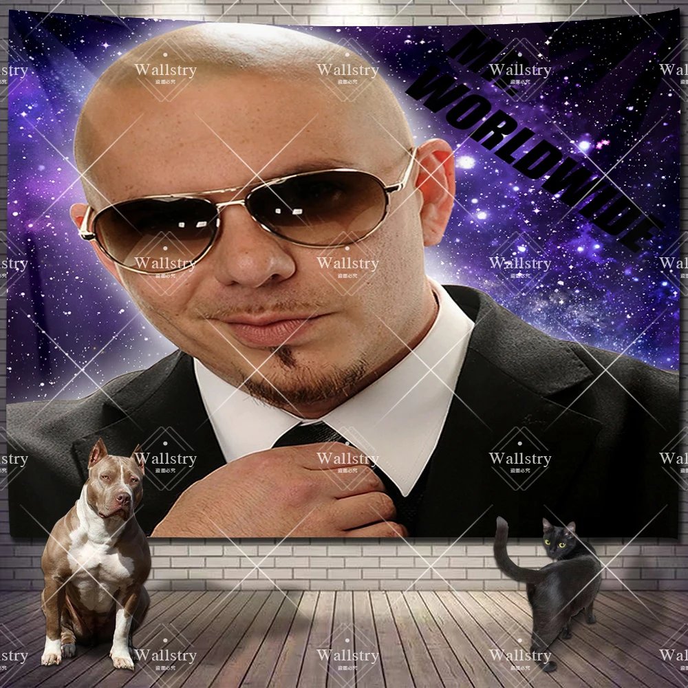 Mr 305 Pitbull Worldwide Hippie Tapestry Fabric Macrame Wall Hanging Beach Room Decor Cloth Carpet Yoga Mats Sheet Sofa Blanket